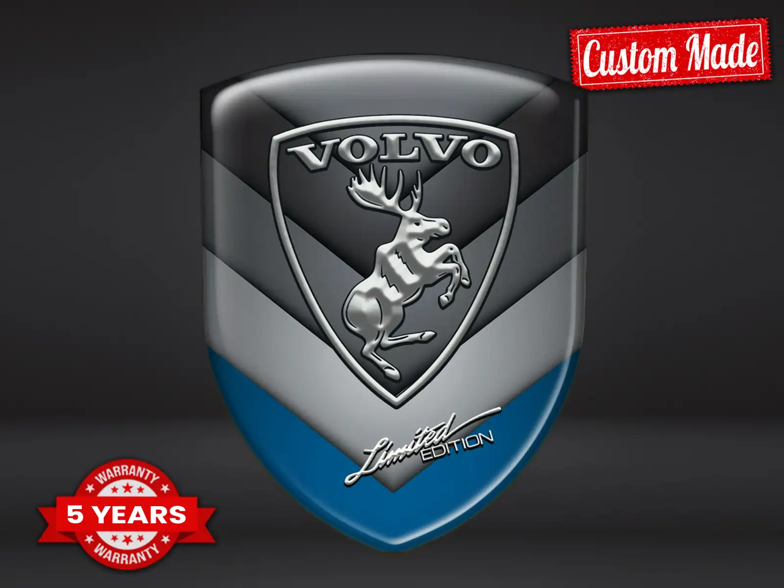 Volvo Insignias En Relieve Duraderas Máximo Estilo Pro Rendimiento